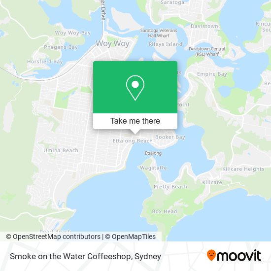Mapa Smoke on the Water Coffeeshop