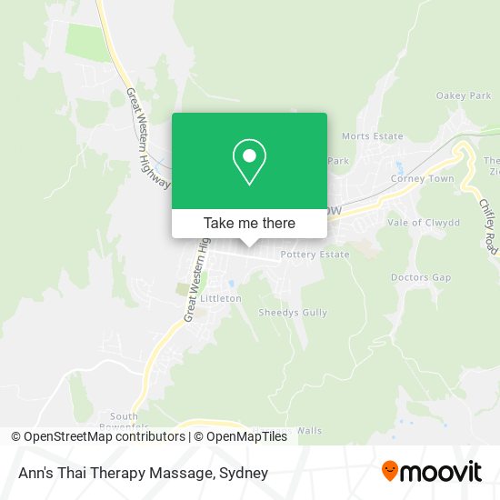 Ann's Thai Therapy Massage map
