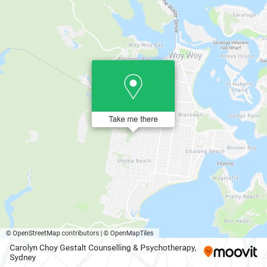 Carolyn Choy Gestalt Counselling & Psychotherapy map