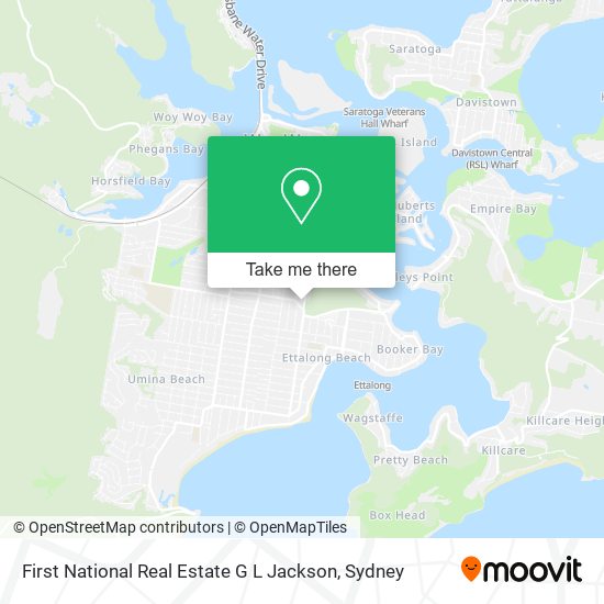 First National Real Estate G L Jackson map