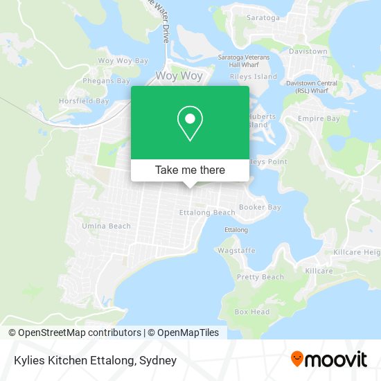 Kylies Kitchen Ettalong map