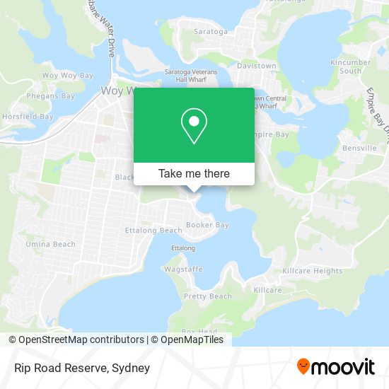 Rip Road Reserve map