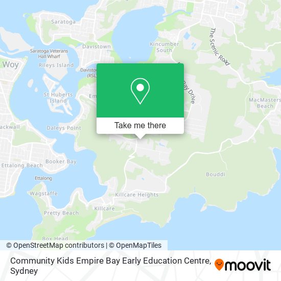 Mapa Community Kids Empire Bay Early Education Centre