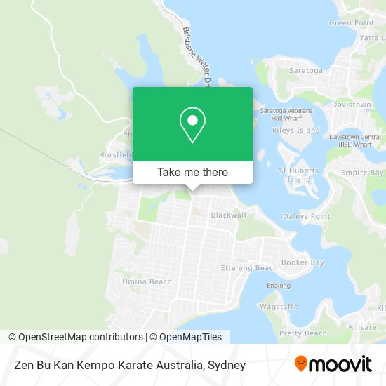 Zen Bu Kan Kempo Karate Australia map