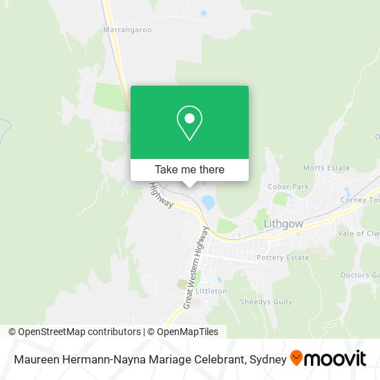 Maureen Hermann-Nayna Mariage Celebrant map