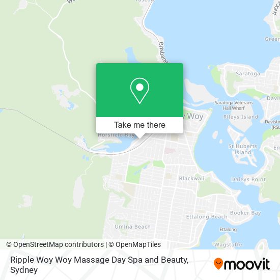 Ripple Woy Woy Massage Day Spa and Beauty map