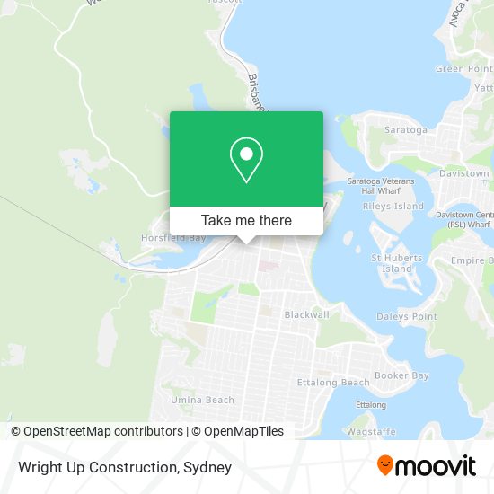 Wright Up Construction map