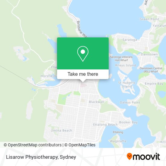 Lisarow Physiotherapy map