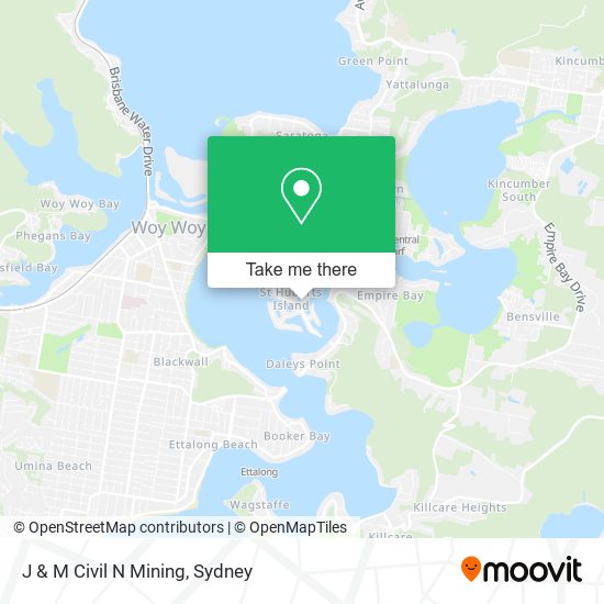 J & M Civil N Mining map
