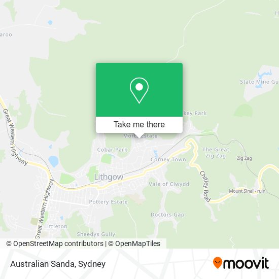 Australian Sanda map