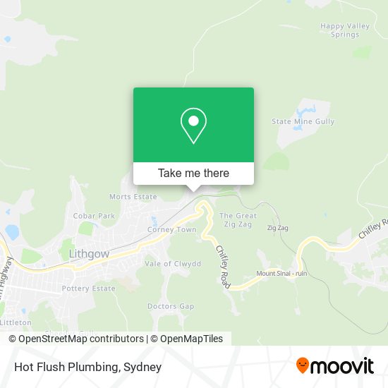 Hot Flush Plumbing map
