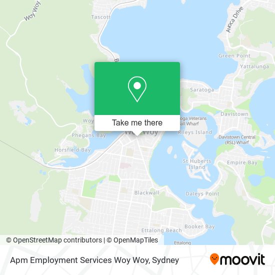 Apm Employment Services Woy Woy map