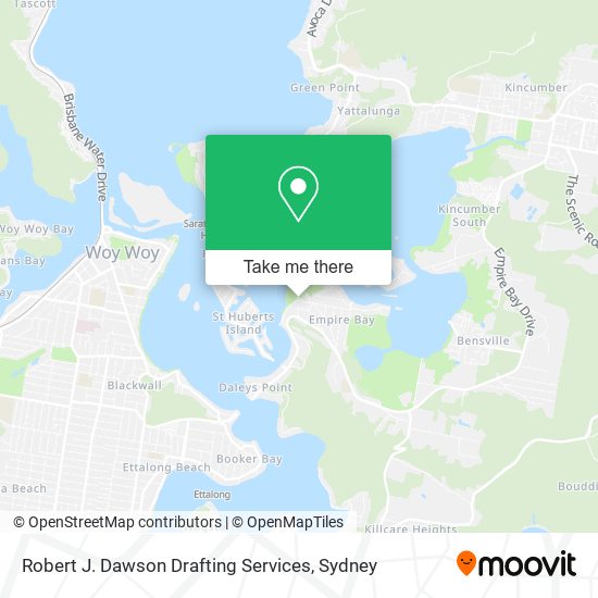 Mapa Robert J. Dawson Drafting Services