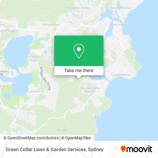 Green Collar Lawn & Garden Services map