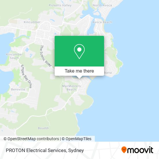 PROTON Electrical Services map