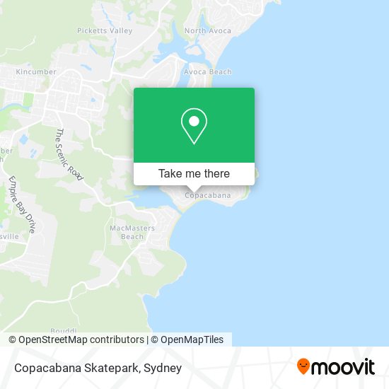 Copacabana Skatepark map