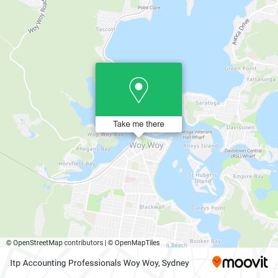 Itp Accounting Professionals Woy Woy map