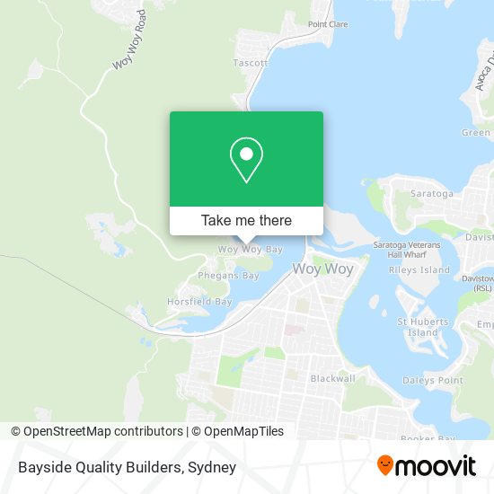 Bayside Quality Builders map