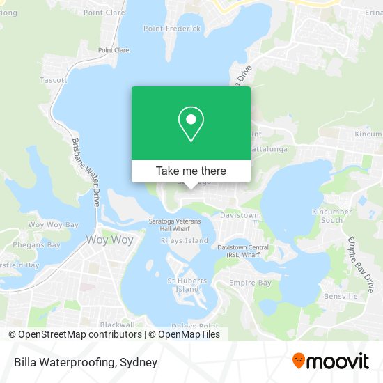 Billa Waterproofing map
