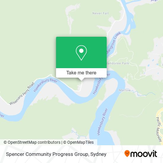 Spencer Community Progress Group map