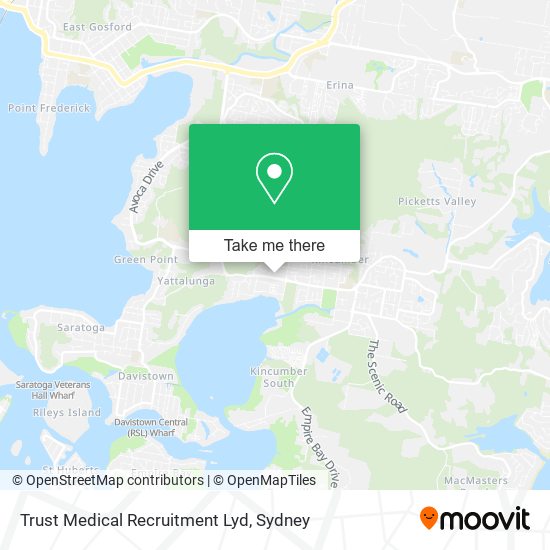 Trust Medical Recruitment Lyd map
