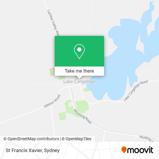 St Francis Xavier map