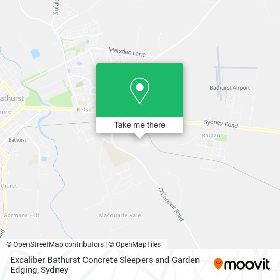 Excaliber Bathurst Concrete Sleepers and Garden Edging map