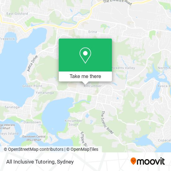 All Inclusive Tutoring map