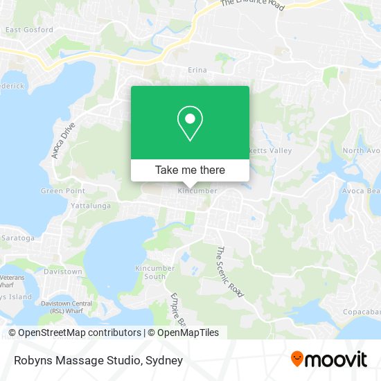 Mapa Robyns Massage Studio