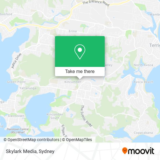 Skylark Media map