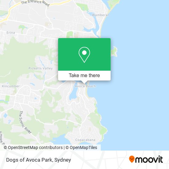 Mapa Dogs of Avoca Park