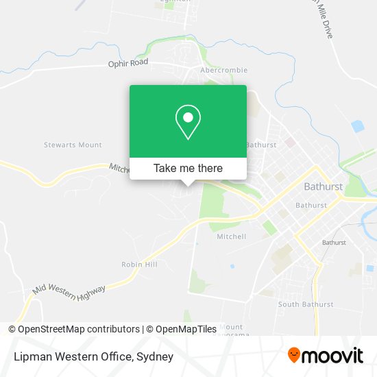 Lipman Western Office map