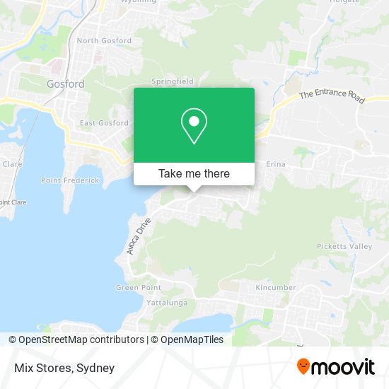 Mix Stores map