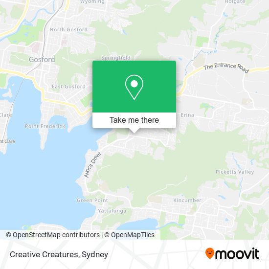 Creative Creatures map