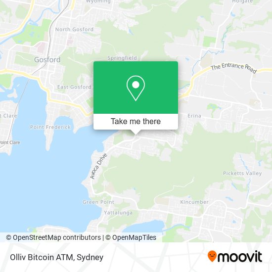 Olliv Bitcoin ATM map