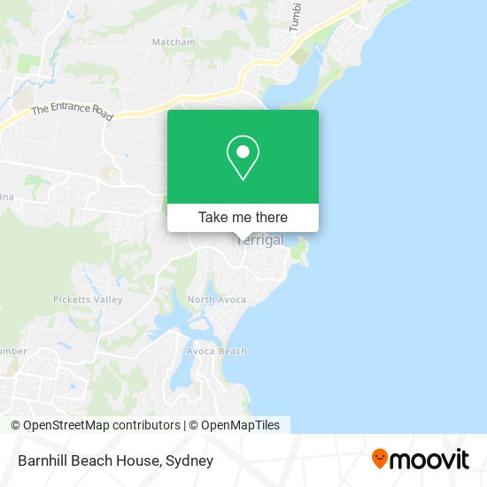 Barnhill Beach House map