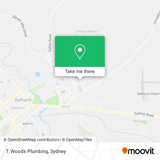 Mapa T. Woods Plumbing