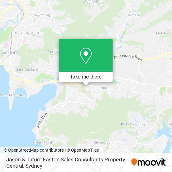 Mapa Jason & Tatum Easton Sales Consultants Property Central