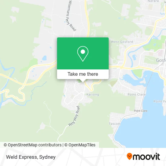 Weld Express map