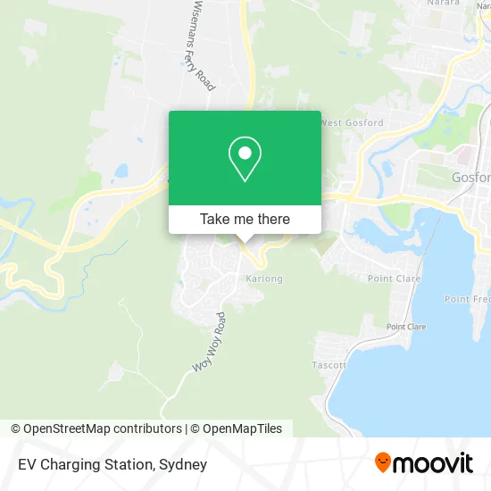 EV Charging Station map