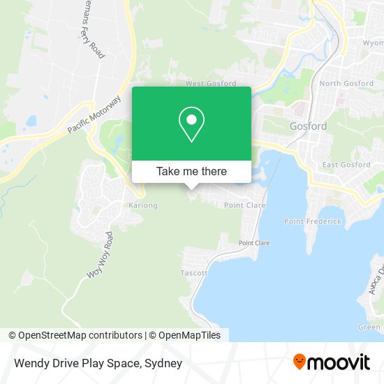 Mapa Wendy Drive Play Space