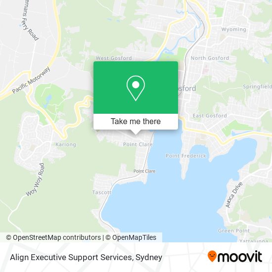 Align Executive Support Services map