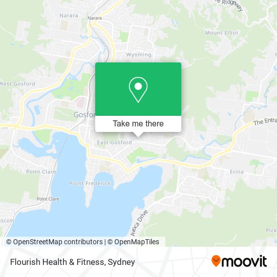 Flourish Health & Fitness map