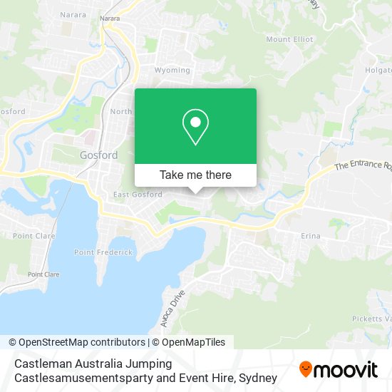 Castleman Australia Jumping Castlesamusementsparty and Event Hire map