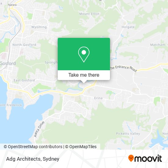 Adg Architects map