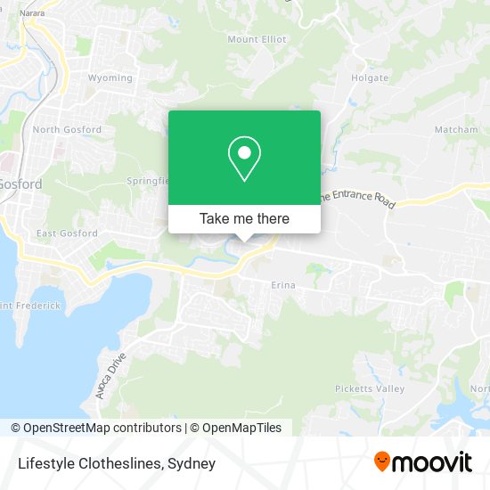 Lifestyle Clotheslines map
