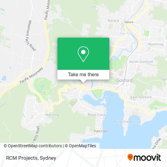 RCM Projects map