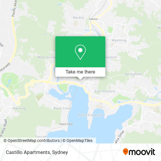 Castillo Apartments map