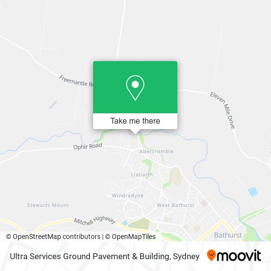 Ultra Services Ground Pavement & Building map