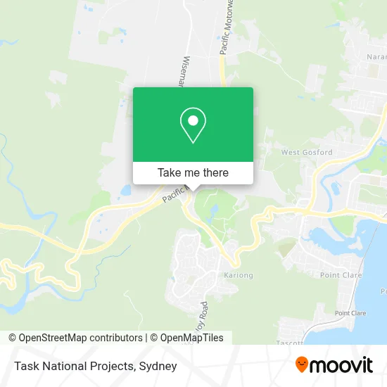 Mapa Task National Projects